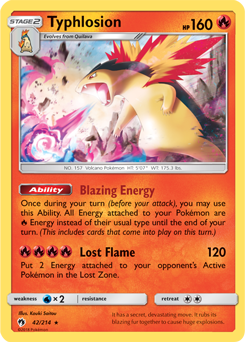 Typhlosion Lost Thunder 42/214