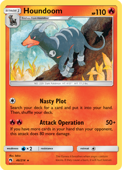 Houndoom Lost Thunder 46/214
