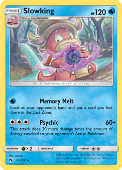 Slowking Lost Thunder 55/214