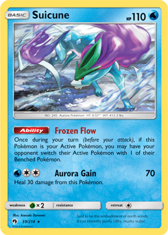 Suicune Lost Thunder 59/214