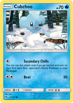 Cubchoo Lost Thunder 61/214