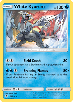 White Kyurem Lost Thunder 63/214