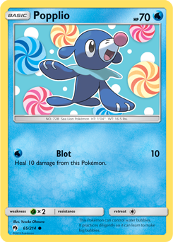 Popplio Lost Thunder 65/214