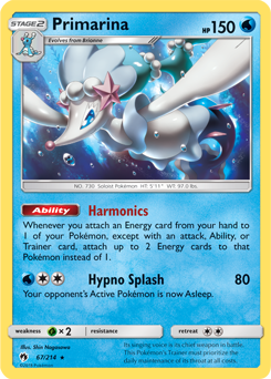 Primarina Lost Thunder 67/214