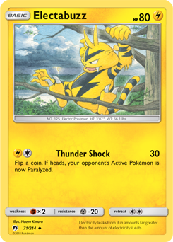 Electabuzz Lost Thunder 71/214