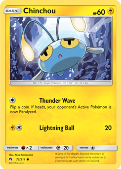 Chinchou Lost Thunder 73/214