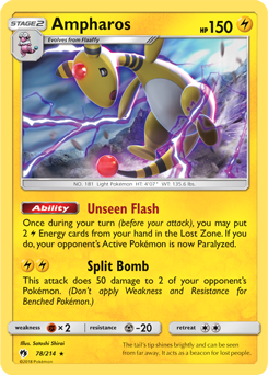 Ampharos Lost Thunder 78/214