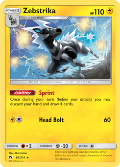 Zebstrika Lost Thunder 82/214