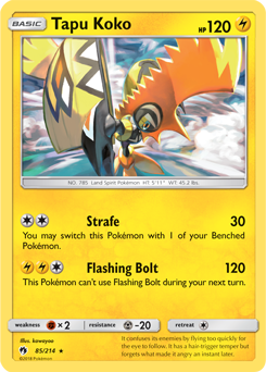 Tapu Koko Lost Thunder 85/214