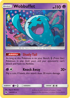 Wobbuffet Lost Thunder 93/214