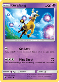 Girafarig Lost Thunder 94/214