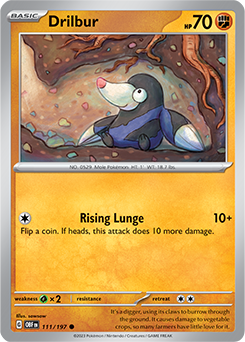 Drilbur Obsidian Flames 111/197