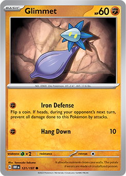 Glimmet Obsidian Flames 121/197
