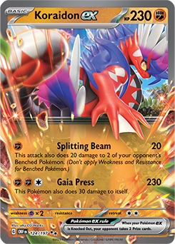 Koraidon EX Obsidian Flames 124/197