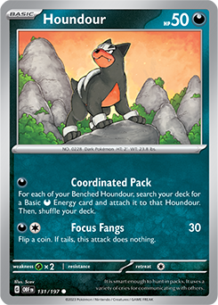 Houndour Obsidian Flames 131/197