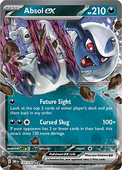 Absol EX Obsidian Flames 135/197