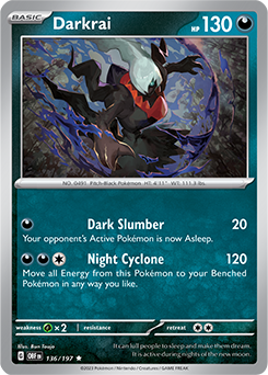 Darkrai Obsidian Flames 136/197
