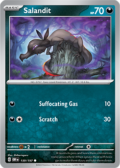 Salandit Obsidian Flames 139/197