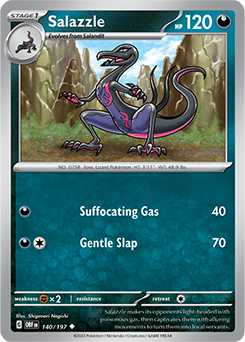 Salazzle Obsidian Flames 140/197