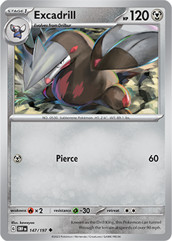Excadrill Obsidian Flames 147/197