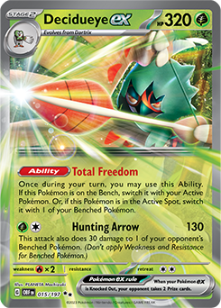 Decidueye EX Obsidian Flames 15/197