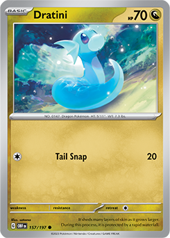 Dratini Obsidian Flames 157/197