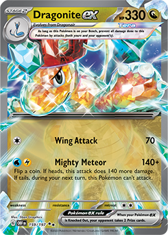 Dragonite EX Obsidian Flames 159/197