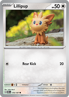 Lillipup Obsidian Flames 170/197