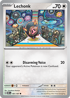 Lechonk Obsidian Flames 181/197