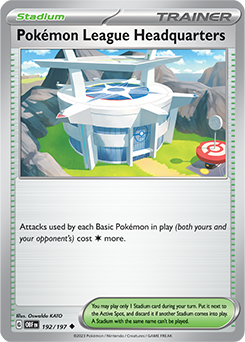 Pokémon League Headquarters Obsidian Flames 192/197