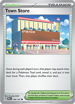 Town Store Obsidian Flames 196/197