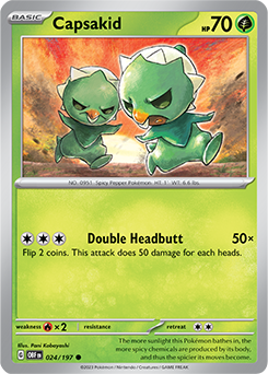 Capsakid Obsidian Flames 24/197