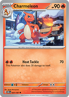 Charmeleon Obsidian Flames 27/197
