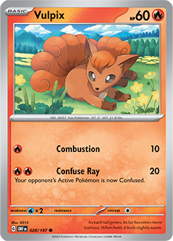 Vulpix Obsidian Flames 28/197