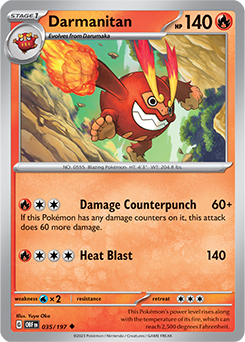 Darmanitan Obsidian Flames 35/197