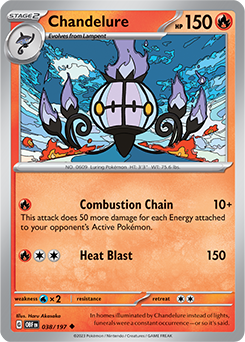 Chandelure Obsidian Flames 38/197