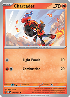 Charcadet Obsidian Flames 43/197