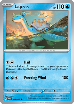 Lapras Obsidian Flames 45/197