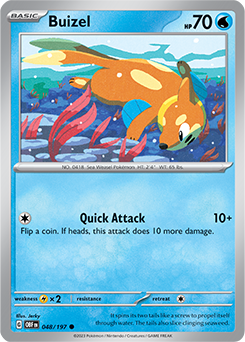 Buizel Obsidian Flames 48/197