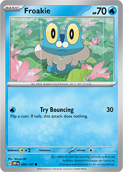 Froakie Obsidian Flames 56/197