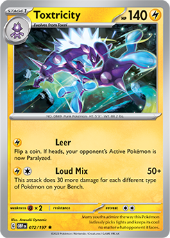 Toxtricity Obsidian Flames 72/197