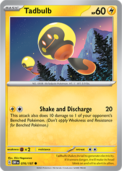 Tadbulb Obsidian Flames 76/197
