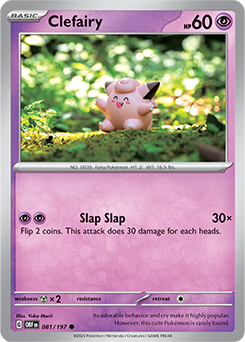 Clefairy Obsidian Flames 81/197