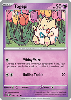 Togepi Obsidian Flames 83/197