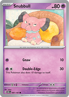 Snubbull Obsidian Flames 87/197