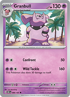 Granbull Obsidian Flames 88/197