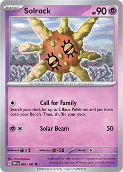 Solrock Obsidian Flames 93/197