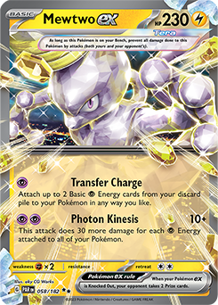 Mewtwo ex Paradox Rift 58/182