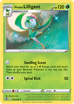 Hisuian Lilligant Silver Tempest 10/195