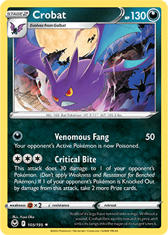 Crobat Silver Tempest 105/195